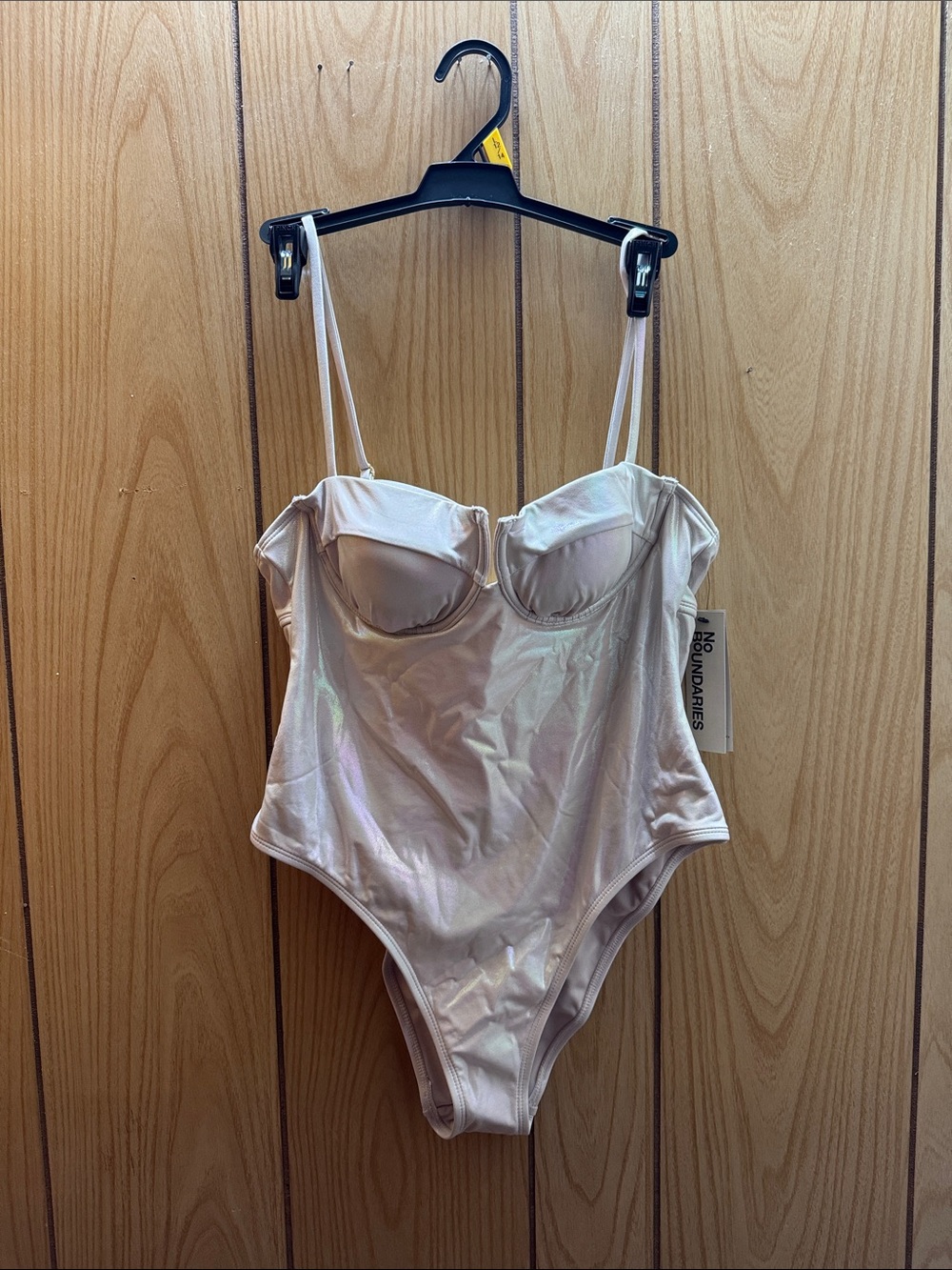No Boundaries Iridescent Pearl‎ One-Piece Swimsuit
